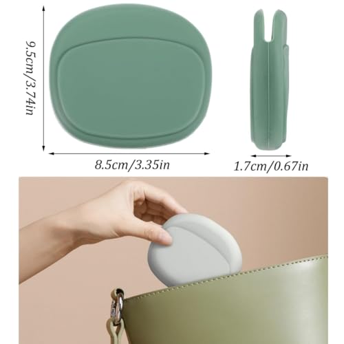 Jubobu 3 PCS Headphone Organizer and Silicone Cable Ties, Silicone Pouch for Storing Earbuds/USB Flash Drive/Keys/Mini Lipstick Cord Winder Holder Keeper Manager Management for Home or Workplace - Image 2
