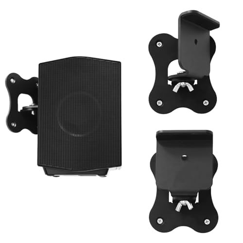 EUGOOCX 1 Pair Metal Wall Mount Brackets for Samsung HWQ990CQ990BQ990DQ990FQ990HQ930 Surround Rear Speakers Home Theater Surround Sound System Wallmount Accessories - Image 1