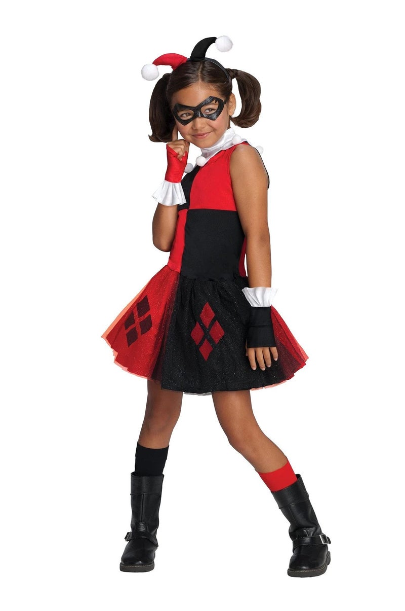 Rubies Harley Quinn Kids Costume Medium Red