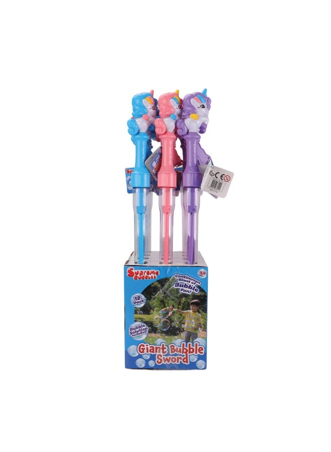 Bubbles 90ML UNICORN BUBBLE WAND, 3ASTD/ PDQ4 PDQS/ CARTON - Image 2