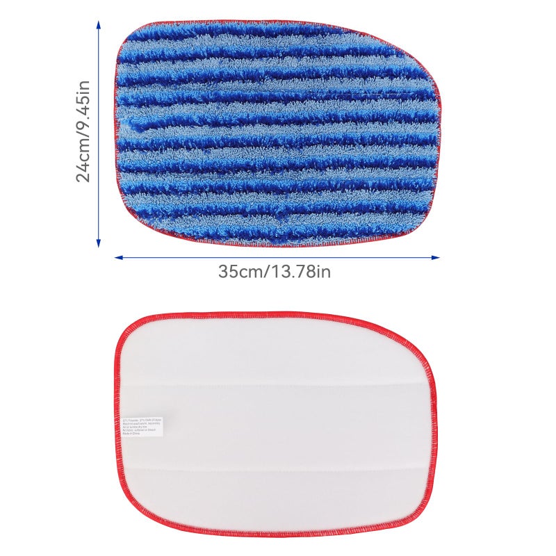 GreeSuit MC1375/MC1385 Microfiber Steam Mop Pads: 6 Pack Steam Replacement Pads Compatible with McCulloch MC1375, MC1385, MC1270 Steam Cleaners, Reusable & Washable Replaces Mop Pad Model: A1375-100/A1375-101 - Image 3