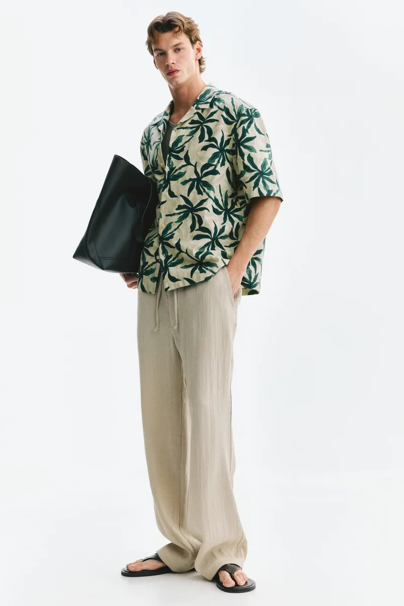 Relaxed Fit Cotton resort shirt