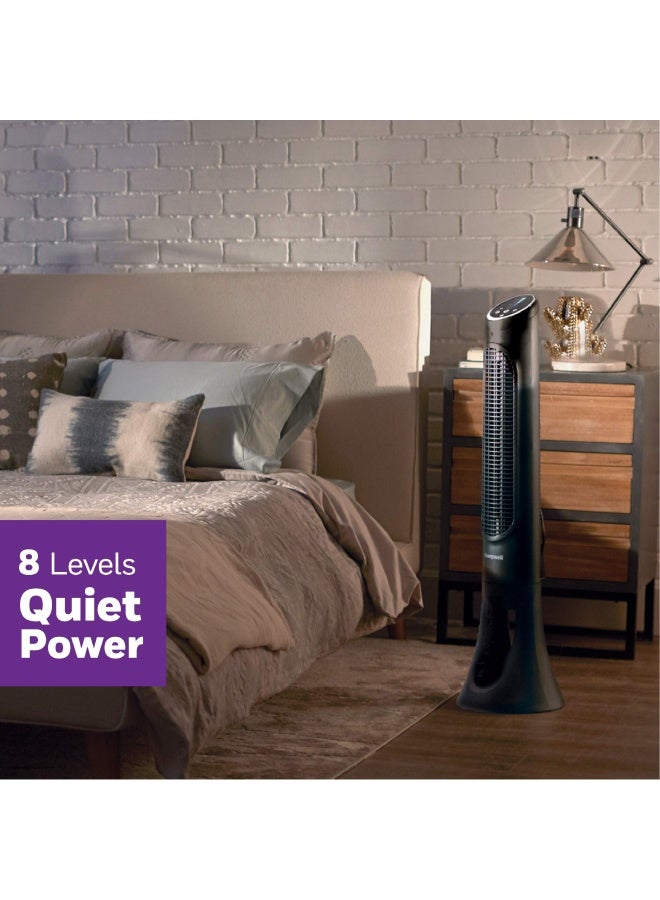 مروحة برجية Honeywell Quietset للغرفة بأكملها - لون أسود - HYF290B  - Image 3