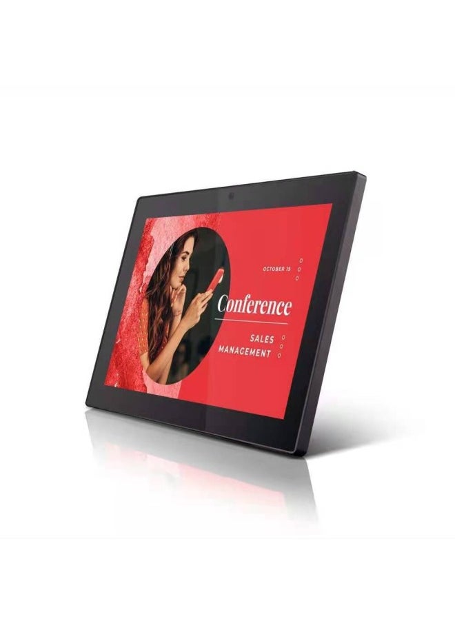 Generic - 10.1-inch A133RK3566 Android Advertising Machine Meeting Commercial Flat Panel HD Wall-mounted Touch All-in-one Machine-Color:10inch A133/1+16g With Poe And Touch - Image 1