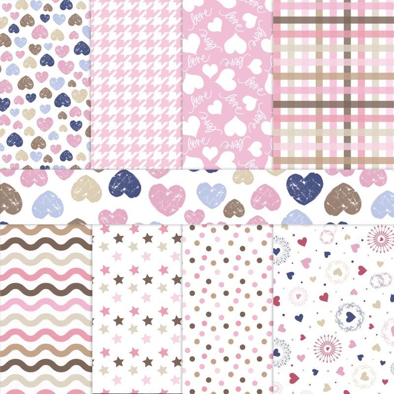 PRSTINCOL Scrapbook Paper,16 Sheets 4.1x5.8 Inch Painted Dots Style Scrapbook Supplies,Single-Sided Vivid Origami Decoupage Paper for DIY Crafts, Card Making, Art Journaling - Image 1