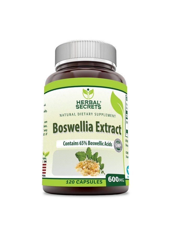 Herbal Secrets Boswellia Serrata Extract (65% Boswellic Acids) 600 Mg 120 Capsules Supplement Nongmo Gluten Free - Image 2