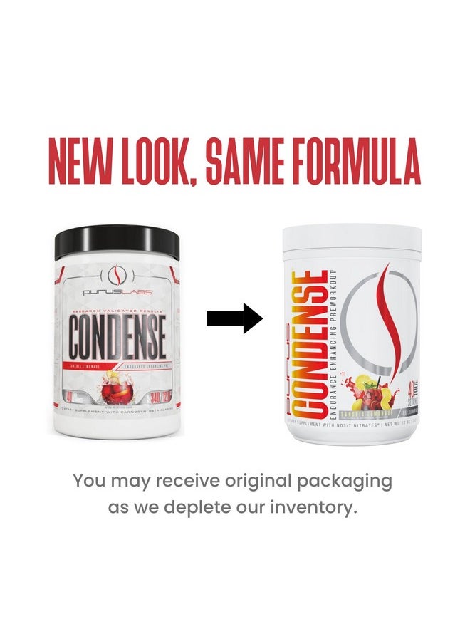 Purus Labs Condense Preworkout Powder, 40 Servings (Natural Sangria Lemonade)  - Image 2