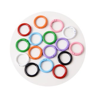 25mm Metal Spring Buckle Colorful Painted Key Ring Round Card Book Ring Keychain Accessories Alloy Simple Style Spring Buckle 90% choose random mixed color hair quality spring buckle [outer diameter 25/line 3.5mm]] - pzsku/Z9FFAC881E31D8AB3705FZ/45/1746223405/3e2f30a4-26e2-4d89-9370-4a899fa0b615
