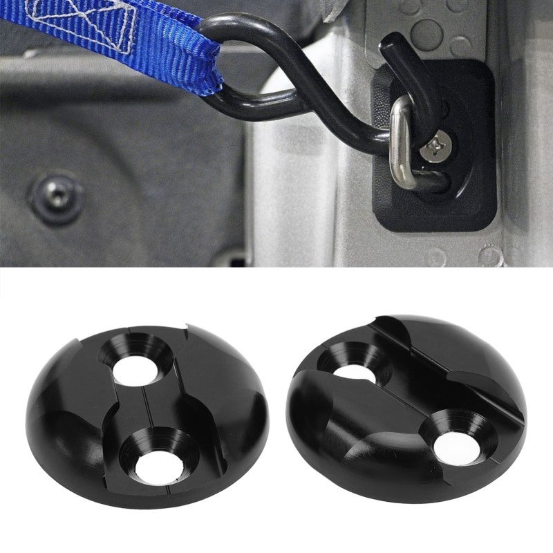 Truck Bed Anchor: 1 Set Aluminium Alloy Lashing Point - Secure Unobtrusive Design Multipurpose Tie Down Anchor for Truck Bed Trailer Motorhome Aircraft ATV UTV Motorcycle - Image 5
