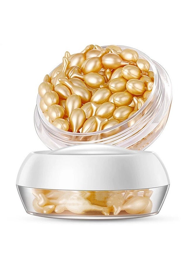OUHOE Fullerene Placenta Essence - Nourishing Anti-Aging Night Serum, Vitamin E Face Serum for Dark Spots, Wrinkle Reduction & Skin Brightening, Face Serum for Women - Image 1