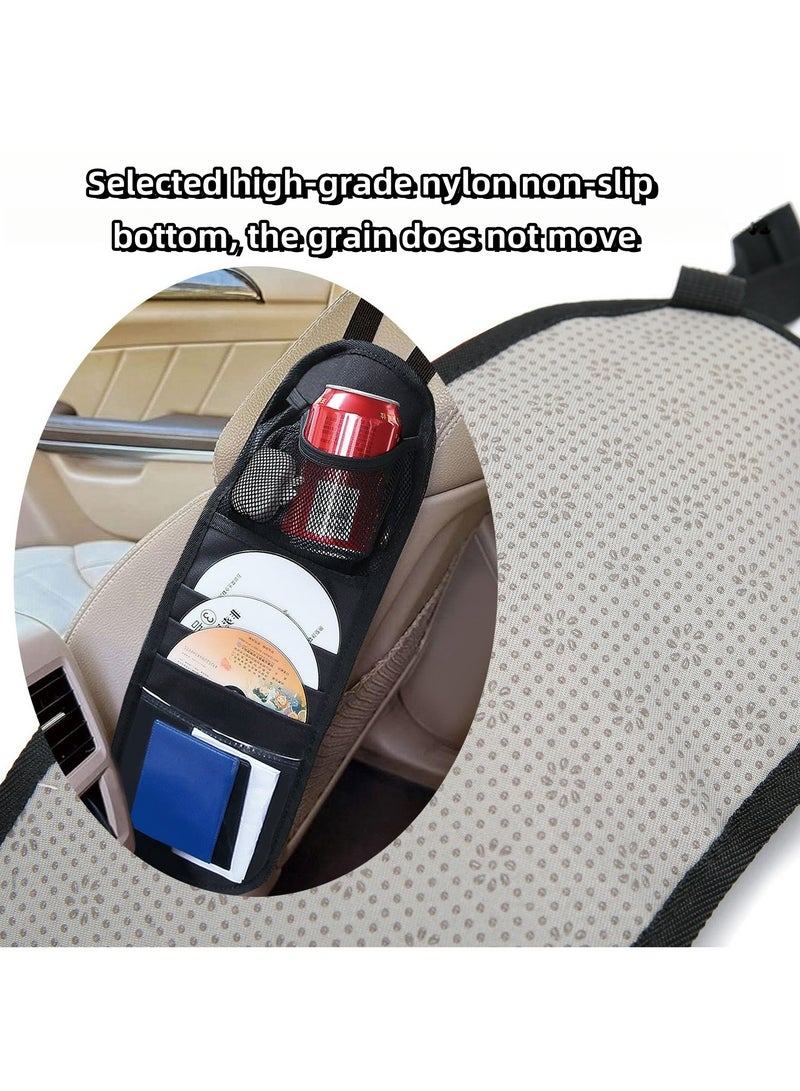 Generic Car Seat Side Organizer, Auto Seat Storage Hanging Bag, Phones, Drink, Stuff Holder with Mesh Pocket for Cars, SUV & Truck - Image 5