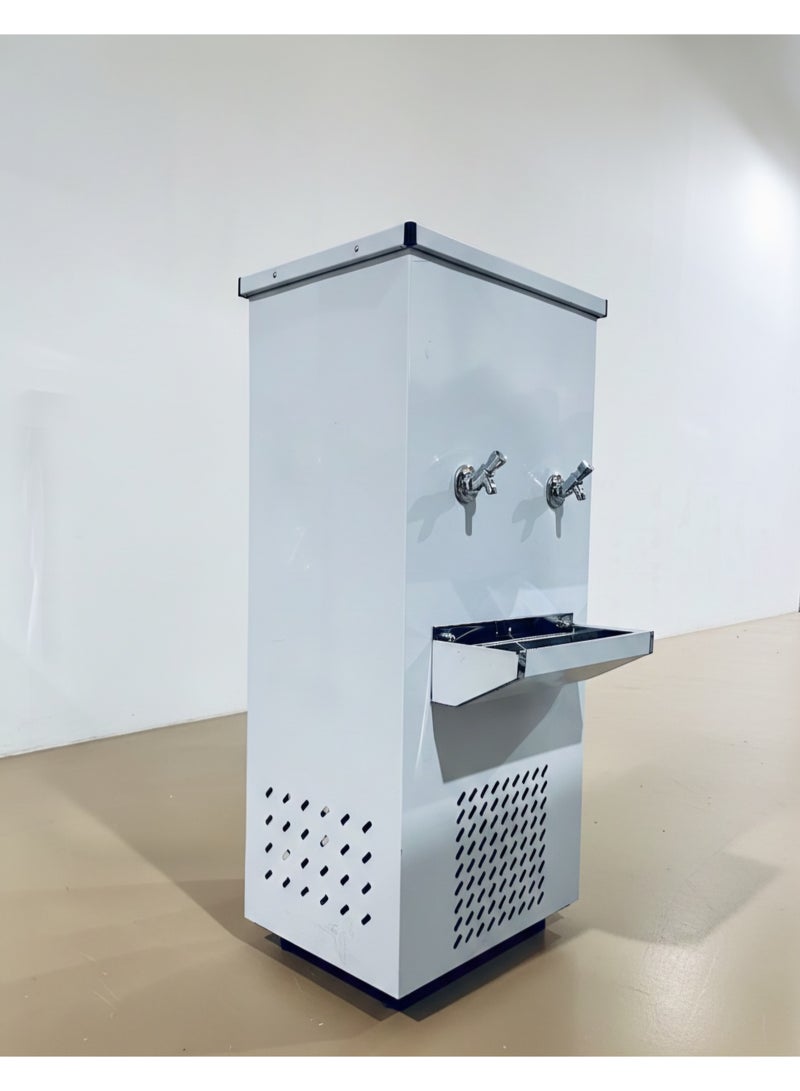 Cooltec Stainless Steel 2 Tap Water Cooler 35 Gallon - Image 1