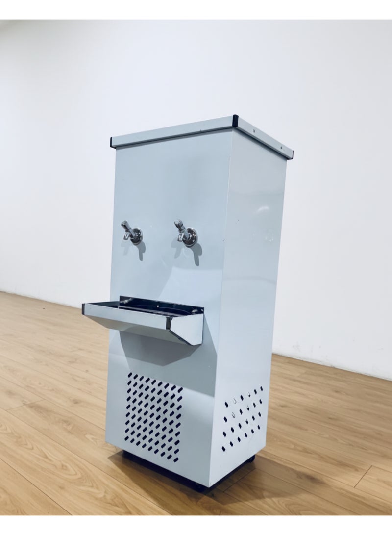 Cooltec Stainless Steel 2 Tap Water Cooler 35 Gallon - Image 2