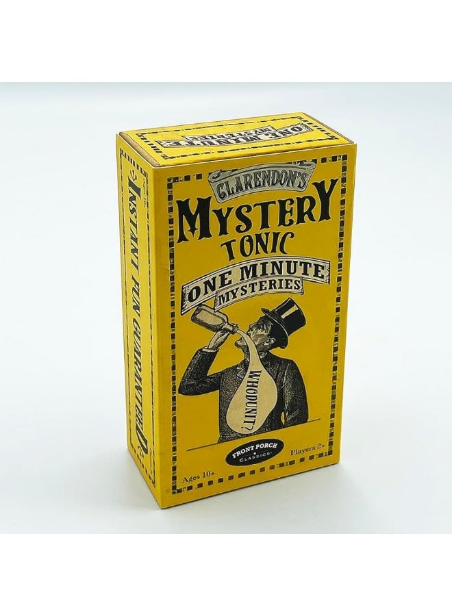 Front Porch Classics | Claredon's Mystery Tonic Vintage One Minute Mystery Card Game for 2 or More Players, Ages 10 and Up - Image 2