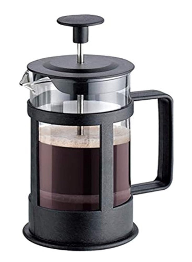 French Coffee Press And Tea Makers with Premium High Borosilicate Glass Carafe 304 Grade Stainless Steel Durable Plastic Frame 600ml - Image 2