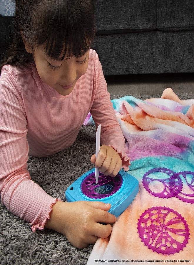 Spirograph Doodle Pad- Arts and Crafts, Scratch Art, LCD Writing Tablet for Kids, Kids Toys, Art Supplies, Drawing Kit, Spiral Art, Double-Sides Stylus, Build-in Storage, Stencils Included, Ages 5+ - Image 4