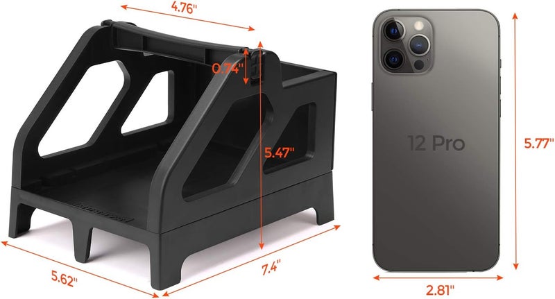 MUNBYN Label Holder for Rolls and Fan-Fold Labels, Thermal Sticker Roll Holder for Desktop Thermal Printer Shipping Supplies Industrial Paper, Black - Image 5