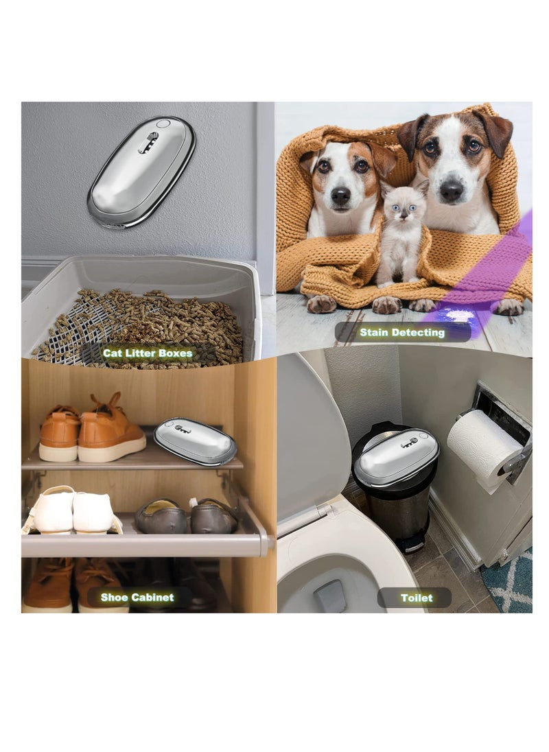 Excefore - Cat Litter Room Deodorizer, Rechargeable Unscented Smart Cat Litter Odor Eliminator, Smart Deodorization Dust-Free, 360° Monitor Functions, for All Kinds of Cat Litter Box or Small Pets Toilet - Image 1