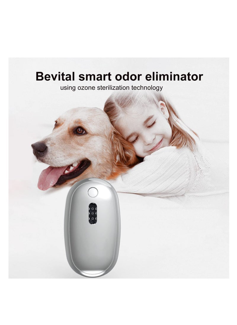Excefore - Cat Litter Room Deodorizer, Rechargeable Unscented Smart Cat Litter Odor Eliminator, Smart Deodorization Dust-Free, 360° Monitor Functions, for All Kinds of Cat Litter Box or Small Pets Toilet - Image 1
