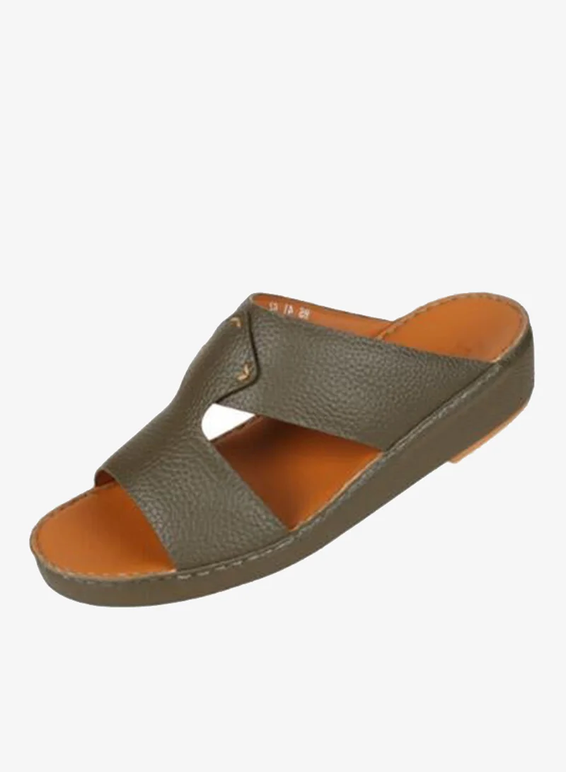 008-3809 Barjeel Uno Mens Arabic Sandals BS Olive