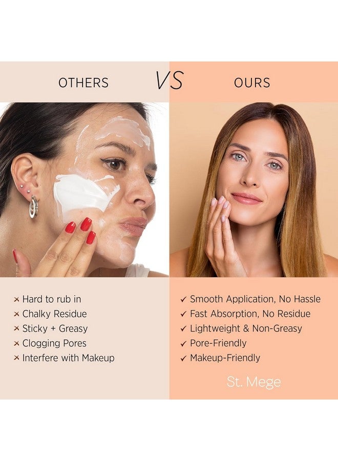 St. Mege Rice Korean Lightweight Sunscreen - Daily 50+ PA++++ Travel Size Sunscreen Lotion - Reef Safe, No White Cast, 2 OZ - Image 4