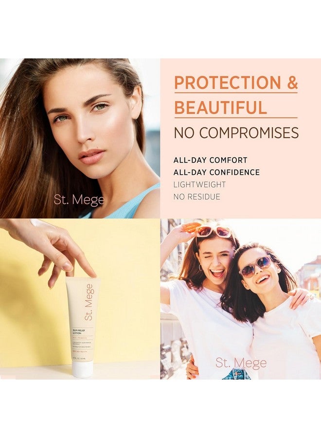 St. Mege Rice Korean Lightweight Sunscreen - Daily 50+ PA++++ Travel Size Sunscreen Lotion - Reef Safe, No White Cast, 2 OZ - Image 5