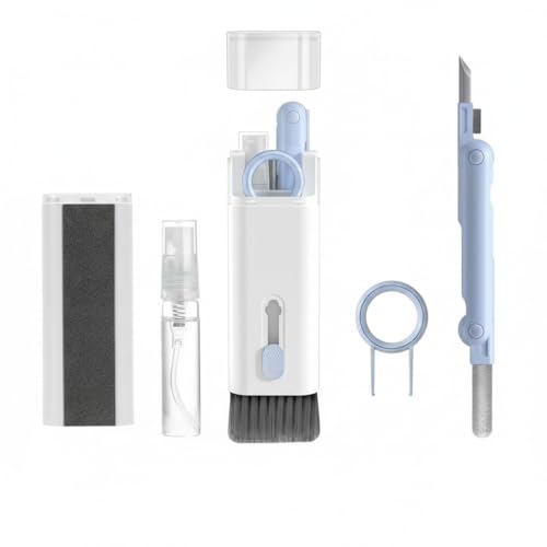 Natation 7-in-1 Mobile & Laptop Cleaning Kit | Screen, Keyboard, Earbud & Gadget Cleaner with Dust Brush, Swipe Pen, Key Puller & Spray Bottle | Electronics Maintenance Tool Set - Image 1