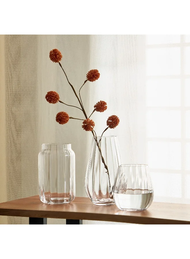 Home Box Optical Glass Vase - 15x25 cm