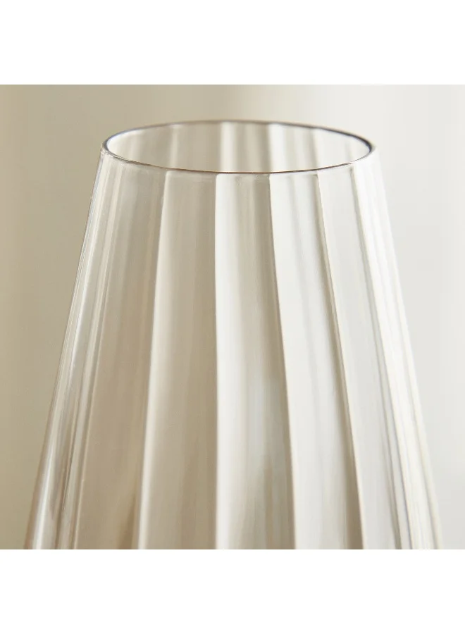 Home Box Optical Glass Vase - 15x25 cm