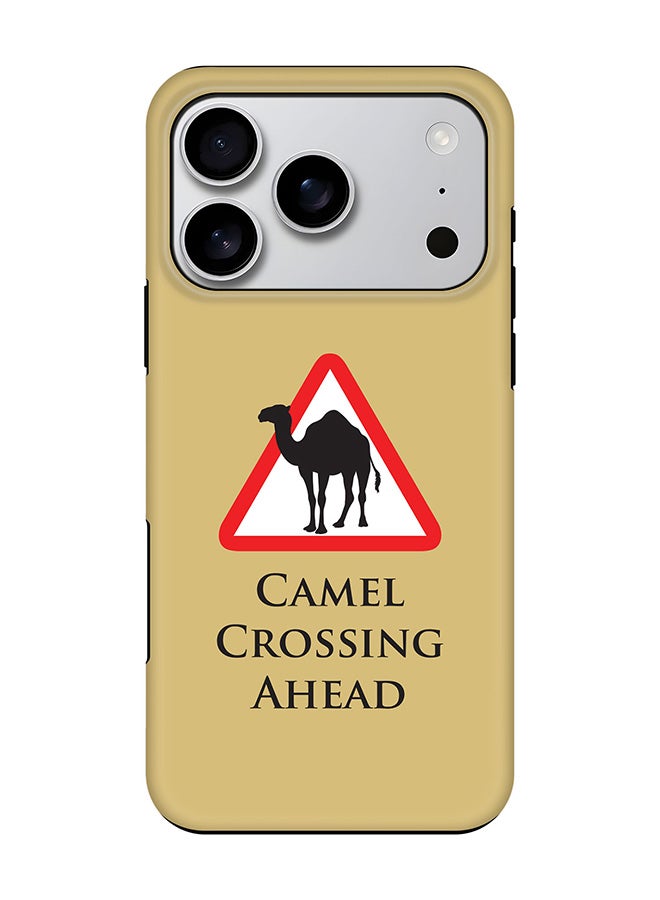 Stylizedd Tough Pro Magnetic Case for iPhone 17 Pro, Dual Layer hybrid PC + TPU Mobile Cover Matte - Camel Crossing