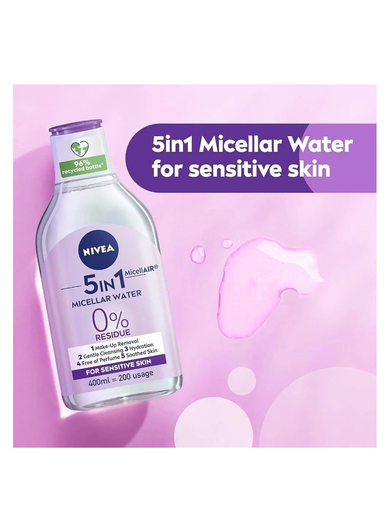نيفيا 5 في 1 ماء ميسيلار للبشرة الحساسة - 400 مل - Image 3