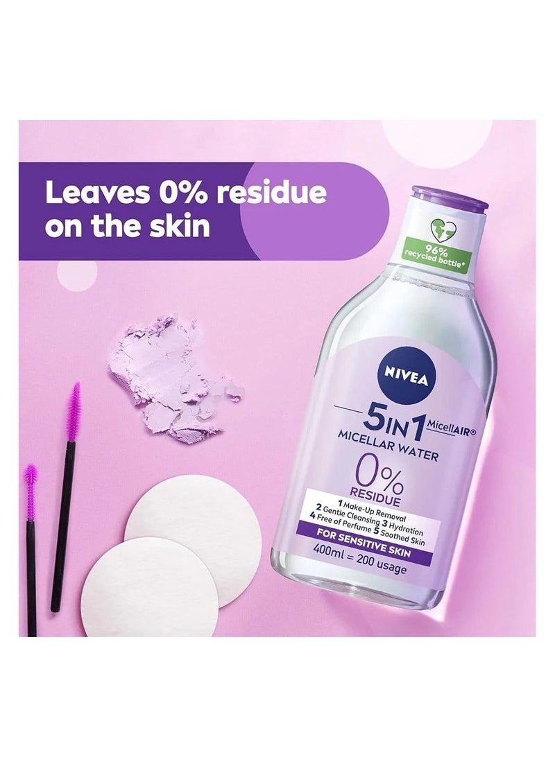 نيفيا 5 في 1 ماء ميسيلار للبشرة الحساسة - 400 مل - Image 2