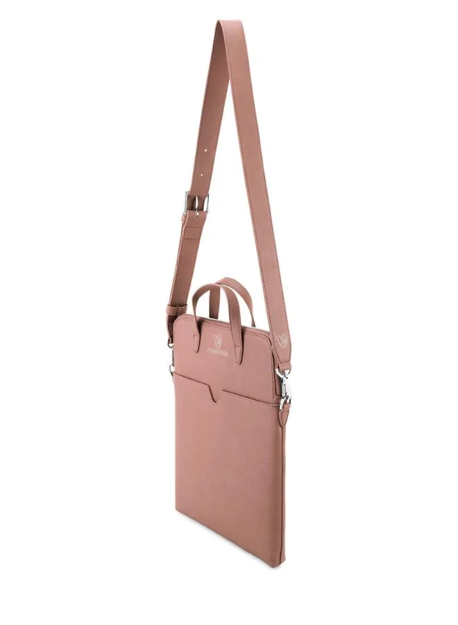 Veganologie Jupiter Laptop Bag 13" in Pink Made From 15 Recycled Bottles