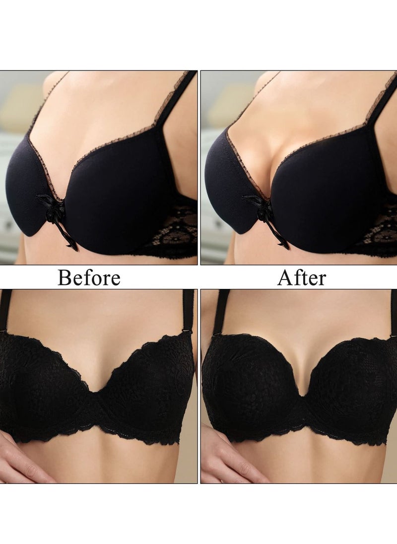 SYOSI - 6 Piece Bra Pads Push Up Breast Pads, Self Adhesive Invisible Breast Patch Underwear Breast Pads, Increase Cup Size, Breathable, Reusable, Waterproof, Cleavage Enhancer Pads (Skin and Black) - Image 1