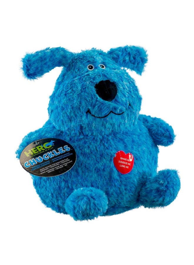 Hero Hero Chuckles Bellies, Blue Puppy Plush Dog Toy, Dog Squeaky Toys, Durable Stuffed Animal with 3 in 1 Squeaker  - Image 1