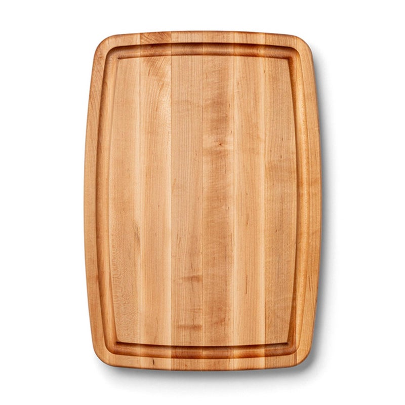 John Boos CB Series Rectangular Wooden Maple Cutting Board 20x14 15 Thick 12lb Reversible Butcher Block with Rounded Edges Juice Groove EdgeGrain Finger Grips Made in the USA