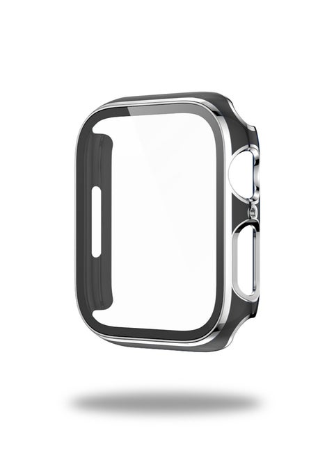 Apple Watch Series 9/8/7 41mm Case with Screen Protector, Overall Protective Cover, Built-in Tempered Glass Film High Sensitivity, Anti-Drop Anti-Scratch iWatch Accessories