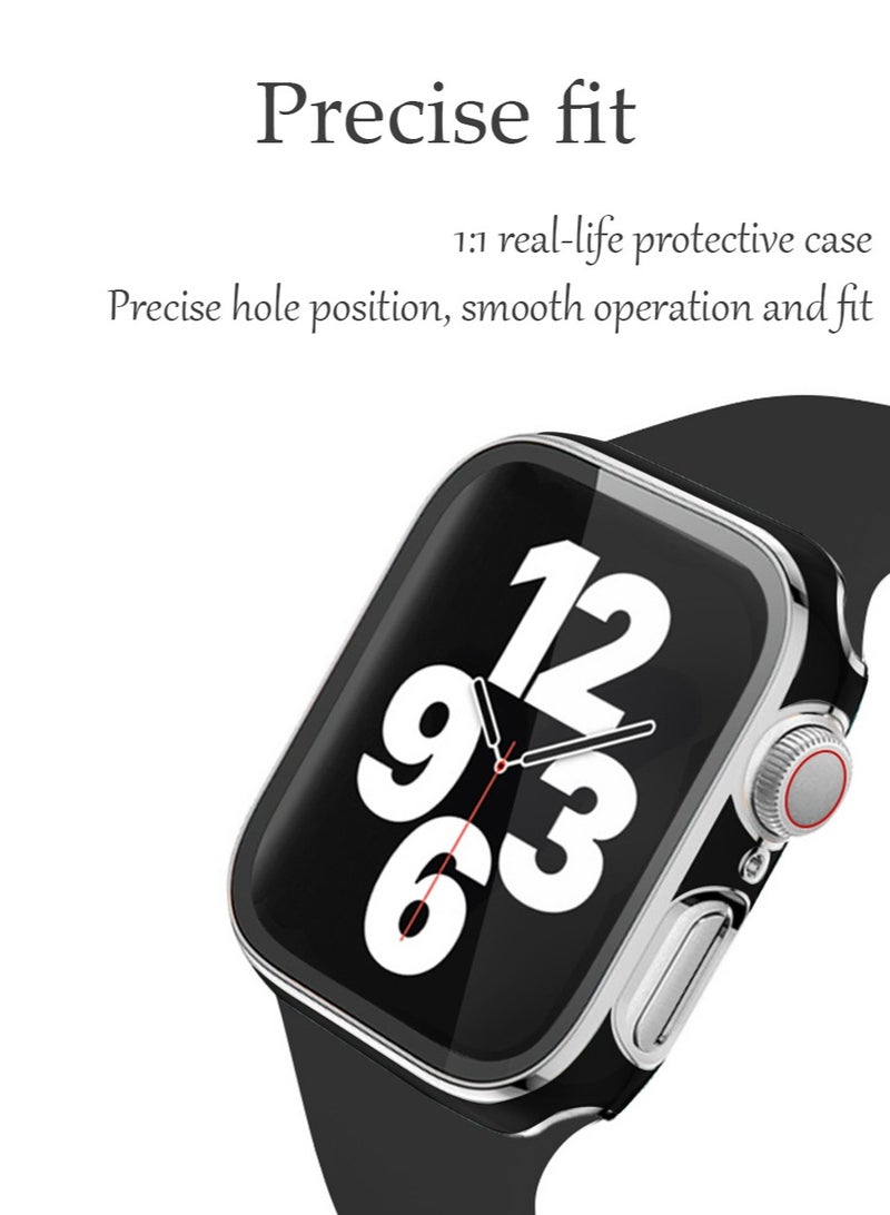 Apple Watch Series 9/8/7 41mm Case with Screen Protector, Overall Protective Cover, Built-in Tempered Glass Film High Sensitivity, Anti-Drop Anti-Scratch iWatch Accessories - Image 4