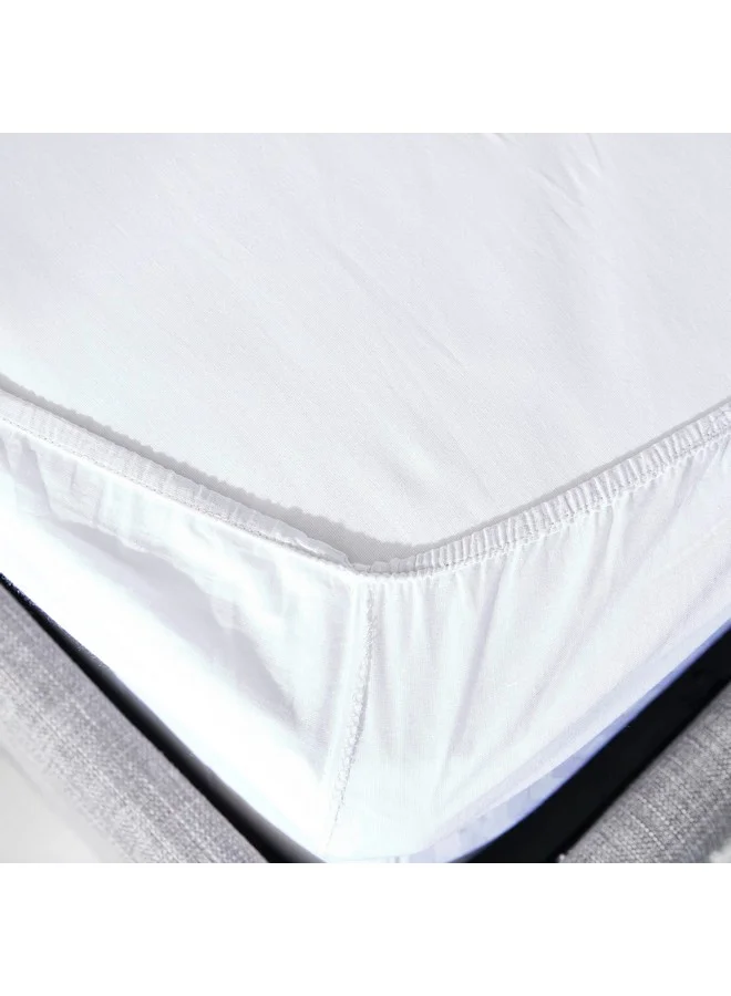 Home Box Ballina Solid Cotton Super King Fitted Sheet 200 x 33 x 200 cm