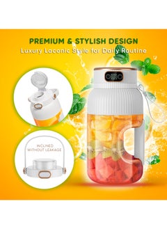 Portable Blender Smoothie Maker – 1,5 L Big Capacity | USB Rechargeable Blender, Multi-Function Juicer, Mixer Grinder, and Hand Blender |For Smoothies, Juices, and Baby Food | Travel, Home, Gym and Office Use - pzsku/Z9FFBE1B508BCFF265FD1Z/45/_/1739788627/5e6ab6a6-e1f9-4046-a661-9c7c0064ecaf