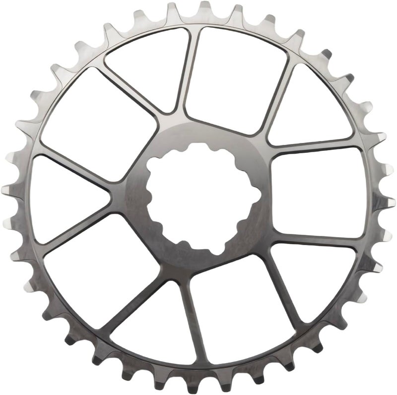 EVOSID Ultralight MTB Chainring Direct Mount 3mm Offset 32T/34T/36T/38T Narrow Wide 7075 CNC Chainwheel - Titanium - Image 2