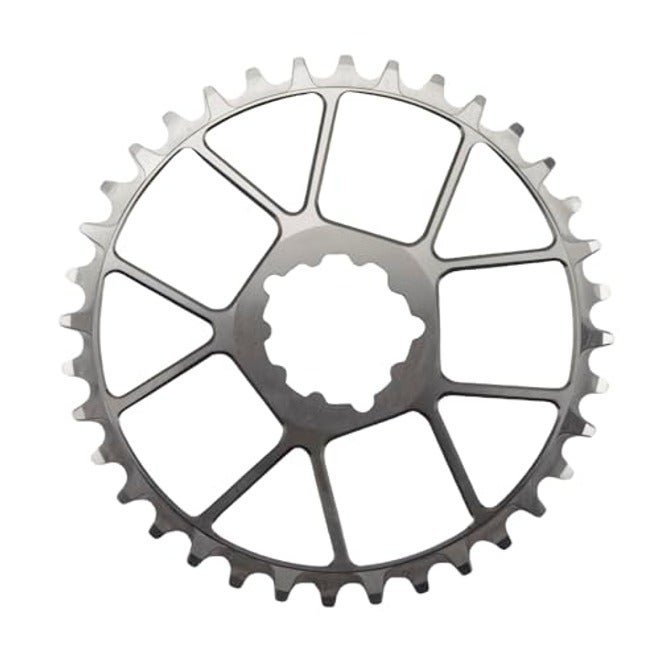 EVOSID Ultralight MTB Chainring Direct Mount 3mm Offset 32T/34T/36T/38T Narrow Wide 7075 CNC Chainwheel - Titanium - Image 1