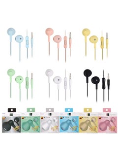 Generic For Apple Wired Headset In-Ear Type-c Computer Huawei Sports Game Mobile Phone Bluetooth Wired Headset-Colour:Matte White-3.5-android Interface  - Image 1