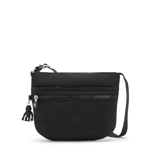 KIPLING KIPLING Kipling womens Womenâ€™s Arto Small Bag, Lightweight Everyday Purse, Casual Nylon Shoulder Crossbody Handbag, Black Noir, 9.75 L x 8.25 H 1.25 D US - Image 1
