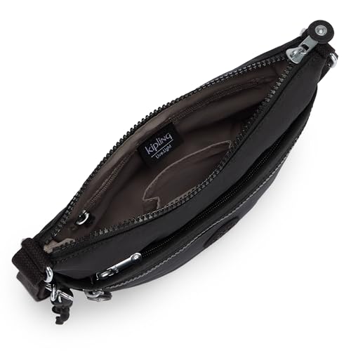 KIPLING KIPLING Kipling womens Womenâ€™s Arto Small Bag, Lightweight Everyday Purse, Casual Nylon Shoulder Crossbody Handbag, Black Noir, 9.75 L x 8.25 H 1.25 D US - Image 5