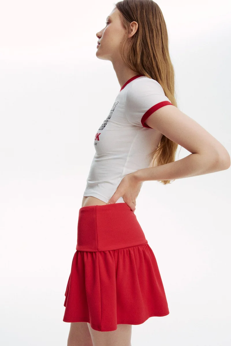 H&M Flared jersey skirt