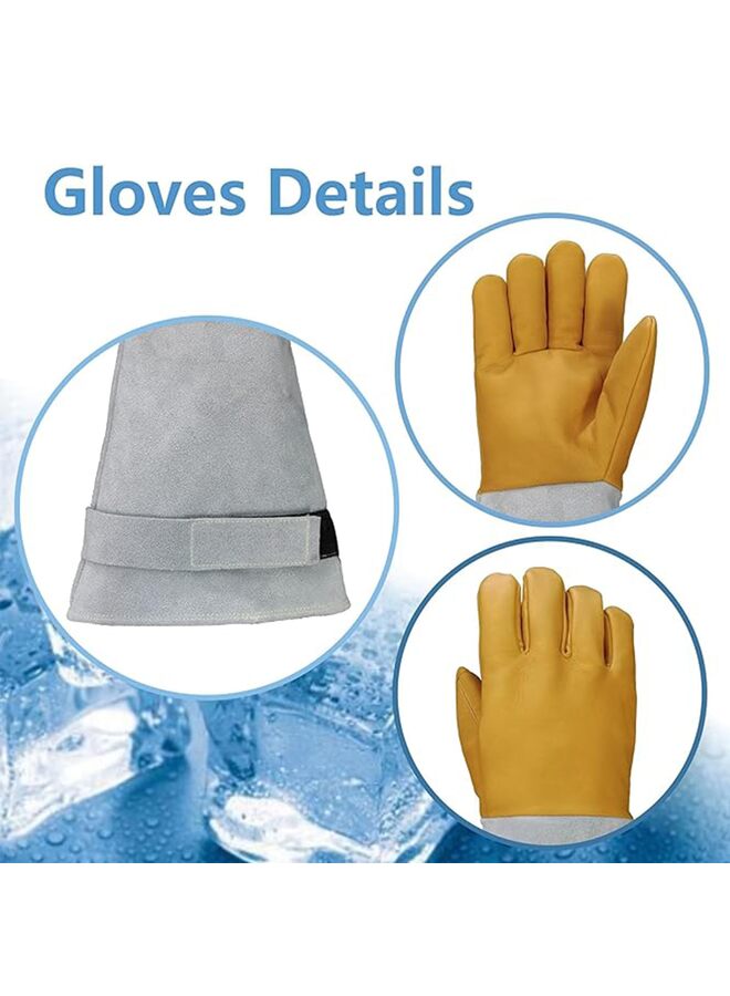 -250C/-418F Cryogenic Gloves Low Temperature Liquid Nitrogen Protective Gloves Cold Storage Safety Frozen Gloves - Image 3