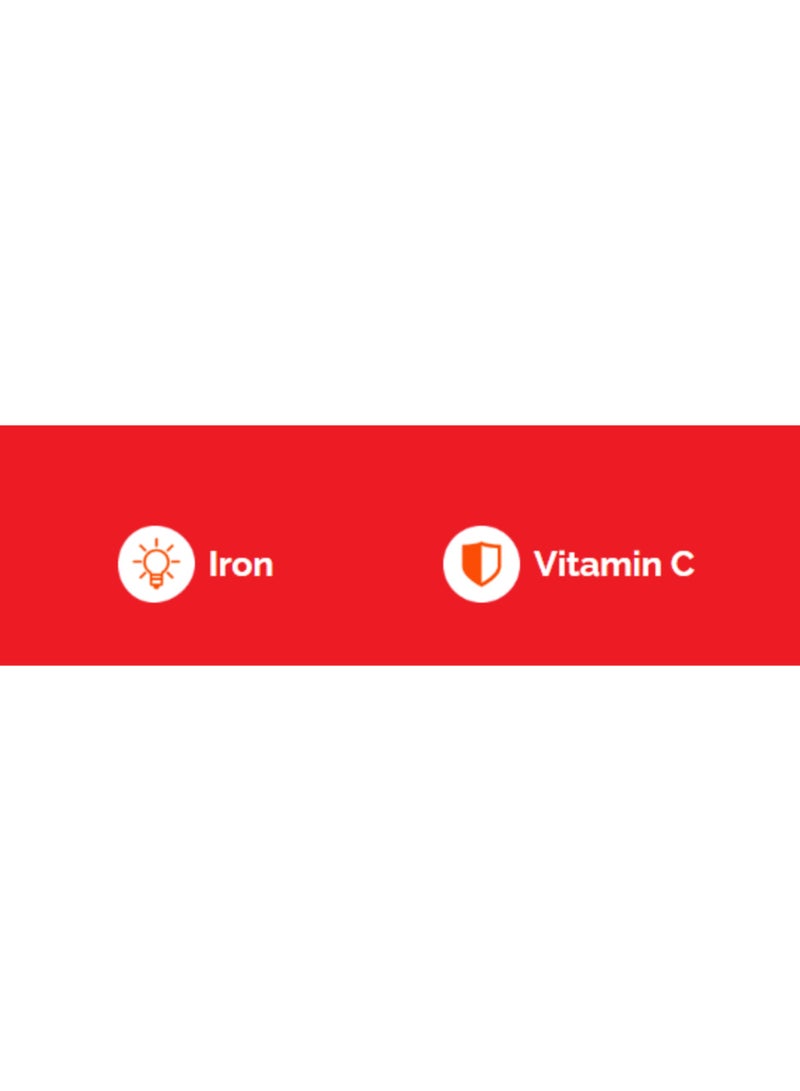 Haliborange Kids Iron & Vitamin C 30 Strawberry Gummies - Image 2
