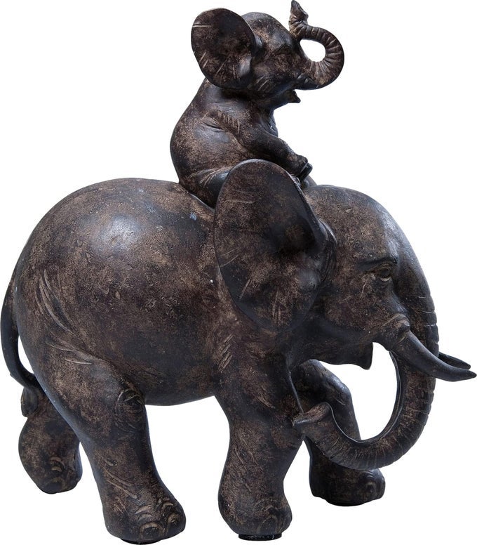 Kare Design Deco Figurine Elefant Dumbo Uno brown 19cm polyresin decorative home accessories