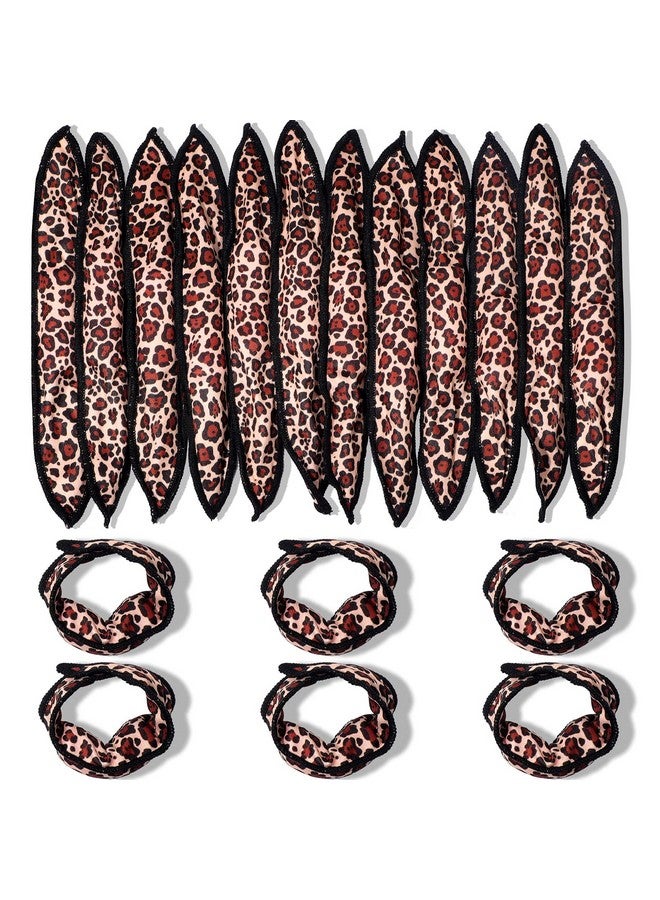 Syhood 48 Pcs Soft Sleep Hair Rollers Foam Pillow Stain Heatless Curlers Diy Sponge Hair Rollers Flexible Hair Styling Tools For Long Hair Women Girls Hair Curling (Leopardcloth Cover) - Image 2